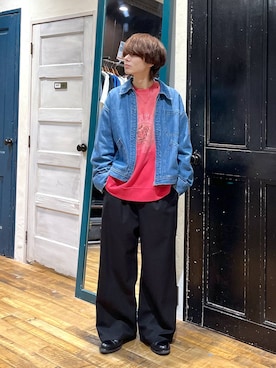 「niko and...（ニコアンド）のアイテム（ジャケット/アウター）」を使った、daikinikoandさん（メンズ・169cm）の冬コーディネート