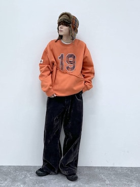 「niko and ...」｜「アイテム（キャップ）」を使った、daikinikoandさん（メンズ・169cm）の秋コーディネート