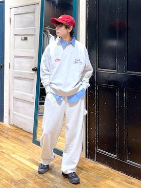 「Russell Athletic（ラッセルアスレティック）のアイテム」を使った、daikinikoandさん（メンズ・169cm）の秋コーディネート