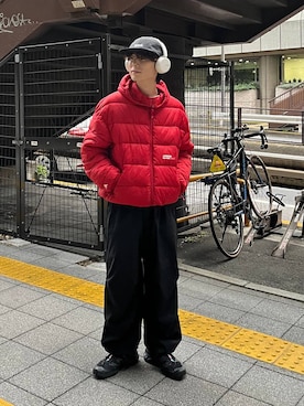 「niko and ...」｜「アイテム（ブルゾン）」を使った、daikinikoandさん（メンズ・169cm）の秋コーディネート