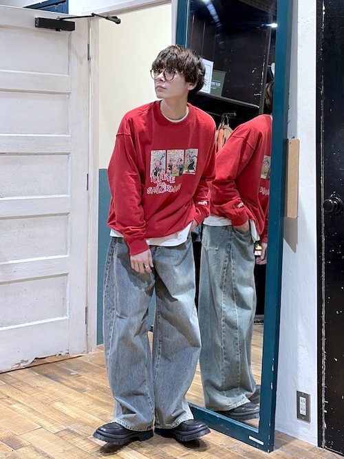 POPEYE(TM)】CHARACTER PRINT SWEATSHIRT（スウェット）｜niko and