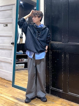 「niko and...（ニコアンド）のアイテム」を使った、daikinikoandさん（メンズ・169cm）の夏コーディネート