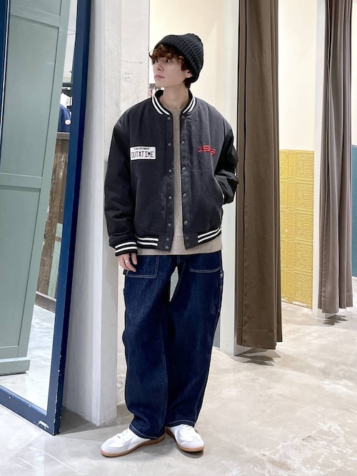 モールストライプニットプルオーバー（ニット/セーター）｜niko and