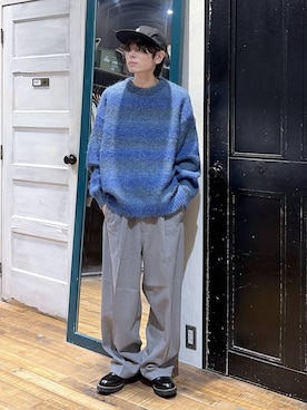 「テーパードパンツ」｜daikinikoandさん（メンズ・169cm）の冬コーディネート