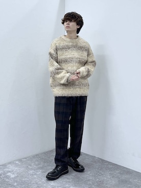 「テーパードパンツ」｜daikinikoandさん（メンズ・169cm）の冬コーディネート