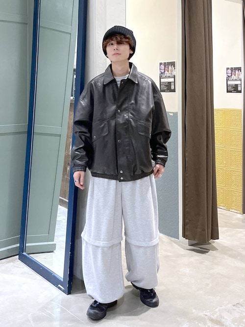 Niko and フェイクレザーシャツジャケット フェイクレザー2WAYアソート