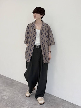 「テーパードパンツ」｜daikinikoandさん（メンズ・169cm）の春コーディネート