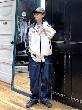 「アイテム（ジャージ）」を使った、daikinikoandさん（メンズ・169cm）の秋コーディネート