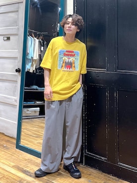 「niko and...（ニコアンド）のアイテム」を使った、daikinikoandさん（メンズ・169cm）の夏コーディネート