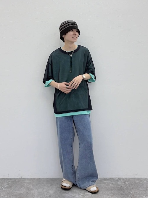 シアーレイヤードTシャツ（Tシャツ/カットソー）｜niko and