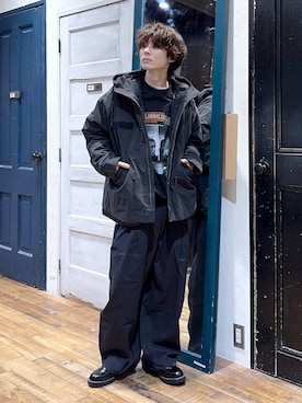 「アイテム（その他シューズ）」を使った、daikinikoandさん（メンズ・169cm）の冬コーディネート