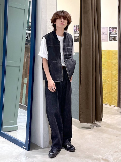 niko and JEANS 2025AW】デニムワークベスト（ベスト）｜niko