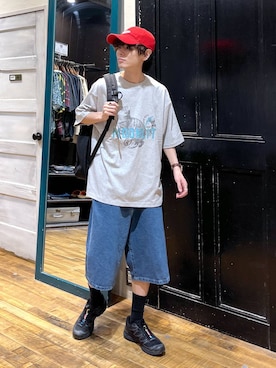 「niko and...（ニコアンド）のアイテム」を使った、daikinikoandさん（メンズ・169cm）の夏コーディネート