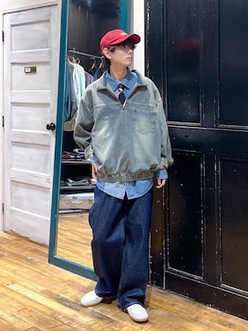「アイテム（その他トップス）」を使った、daikinikoandさん（メンズ・169cm）の秋コーディネート