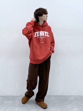 「アイテム（サンダル）」を使った、daikinikoandさん（メンズ・169cm・20代）の秋コーディネート