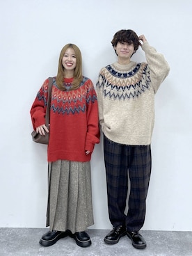 「アイテム（スカート）」を使った、daikinikoandさん（メンズ・169cm・20代）の冬コーディネート