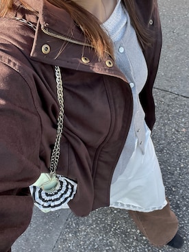 「UNE MANSION（ユヌマンション）のアイテム」を使った、nemeさん（レディース・161cm）の春コーディネート