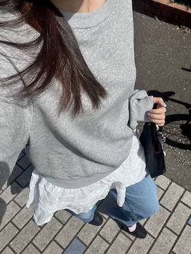 「GIUNON（ジウノン）のアイテム」を使った、nemeさん（レディース・161cm）の春コーディネート