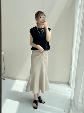 「sail（サイル）のアイテム」を使った、M A O R I N.さん（レディース・152cm）の夏コーディネート