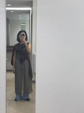 「ADAM ET ROPE'（アダムエロペ）のアイテム」を使った、RIM_さん（骨格ウェーブ・レディース・151cm）の夏コーディネート
