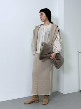 by_.ukiさん（レディース・160cm）の冬コーディネート