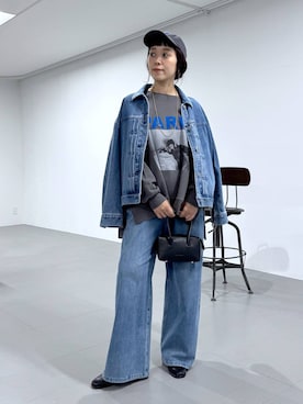 「アイテム（ブーツ）」を使った、by_.ukiさん（レディース・160cm・20代）の秋コーディネート