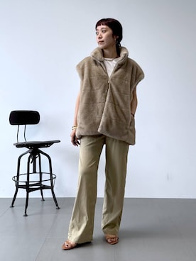 「アイテム（チノパンツ）」を使った、by_.ukiさん（レディース・160cm・20代）の夏コーディネート