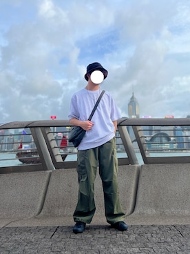 「NET（ネット）のアイテム」を使った、Ivan Yoyoさん（メンズ・170cm）の秋コーディネート