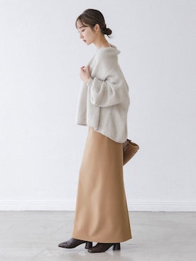 Rinaさん（レディース・164cm）の冬コーディネート