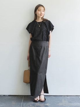 「Ch!iii BAG（チーバック）のアイテム」を使った、Rinaさん（レディース・164cm）の夏コーディネート