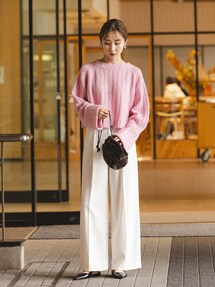 Noble（ノーブル）の「YAK/ヤク ワイドリブニットプルオーバー