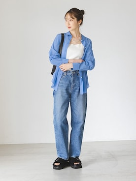 Rinaさん（レディース・164cm）の夏コーディネート