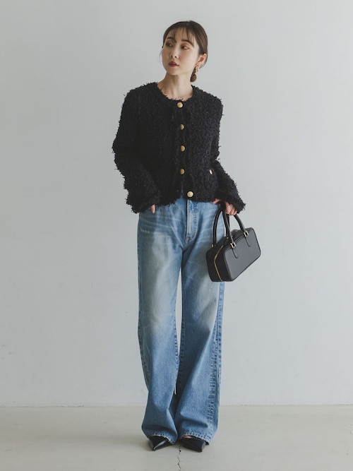 ノーブル ツイードニットカーディガン NOBLE｜ツイードニットカーディガン | Rakuten Fashion(楽天