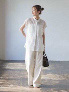 「Noble（ノーブル）のアイテム（アンダーウェア）」を使った、Rinaさん（レディース・164cm）の夏コーディネート