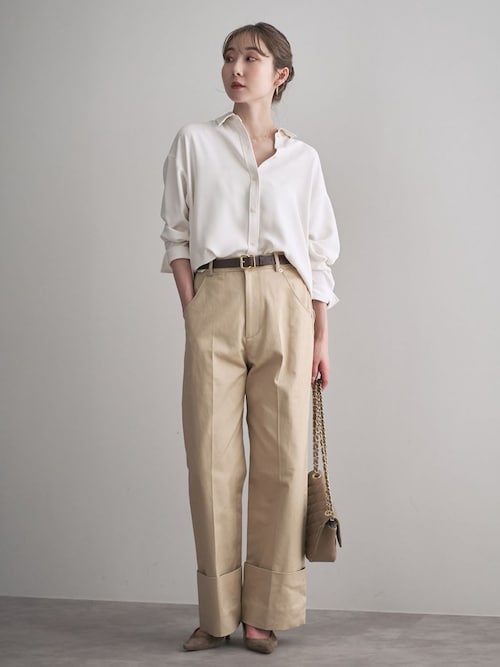 追加》シーズンカラープレーンシャツ（シャツ/ブラウス）｜NOBLE