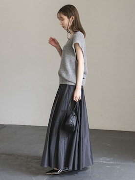 「Noble（ノーブル）のアイテム（トップス）」を使った、Rinaさん（レディース・164cm）の夏コーディネート