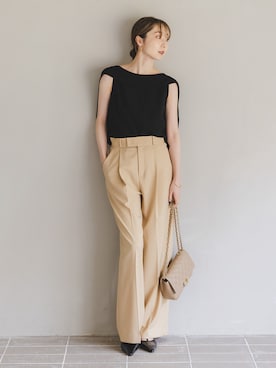 「Tony Bianco（トニービアンコ）のアイテム（パンプス）」を使った、Rinaさん（レディース・164cm）の夏コーディネート