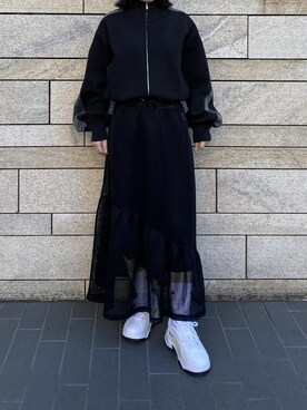 「PUMA（プーマ）の【PUMA】BLSTR ウィメンズシューズ（スニーカー）」を使った、Shioriさん（レディース・156cm）の冬コーディネート