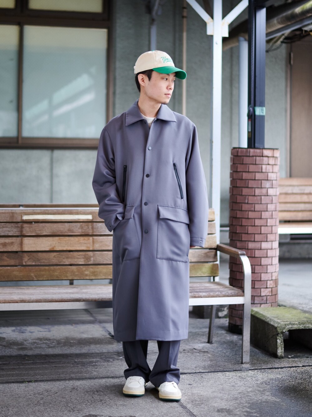 CITY MENS(CITY TOKYO)｜A + TOKYOのステンカラーコートを使った 