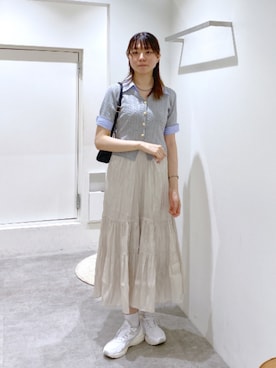 risaさん(レディース・170cm)の春コーディネート