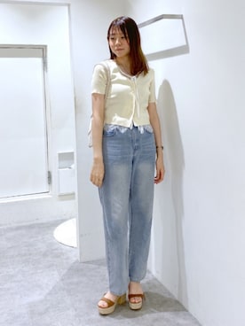 「FREE'S MART（フリーズマート）のアイテム（パンツ）」を使った、risaさん（レディース・170cm）の夏コーディネート