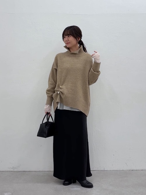 セール】スリットタートルニット（ニット/セーター）｜COLLAGE