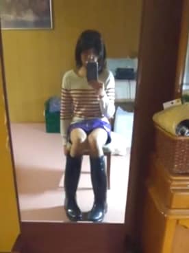「アイテム（レインシューズ）」を使った、elinaさん（レディース・168cm・30代）の冬コーディネート
