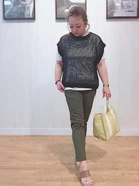 P̆̈ĕ̈ĕ̈さん（レディース・150cm）の夏コーディネート