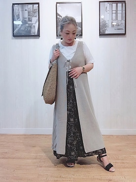 P̆̈ĕ̈ĕ̈さん（レディース・150cm）の夏コーディネート