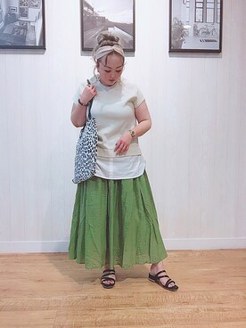 P̆̈ĕ̈ĕ̈さん(レディース・150cm)の夏コーディネート