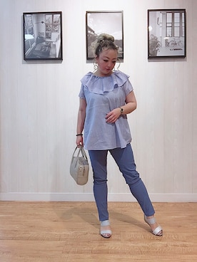 P̆̈ĕ̈ĕ̈さん(レディース・150cm)の夏コーディネート