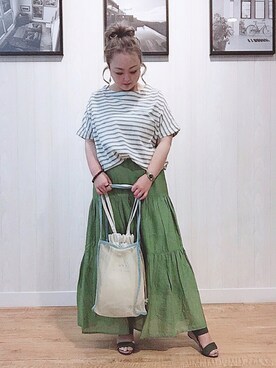 P̆̈ĕ̈ĕ̈さん（レディース・150cm）の夏コーディネート