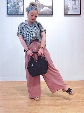 P̆̈ĕ̈ĕ̈さん（レディース・150cm）の夏コーディネート