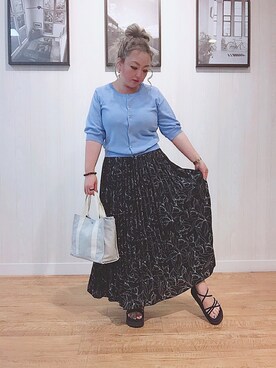 P̆̈ĕ̈ĕ̈さん（レディース・150cm）の夏コーディネート